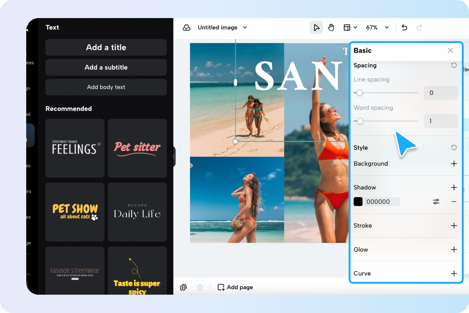 Chọn hoặc tùy chỉnh thiết kế của bạn